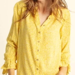 Maeve yellow floral top